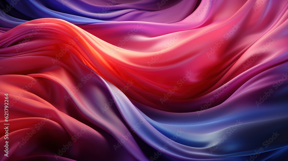 Obraz premium Colorfuls fabric texture background. Generative ai.