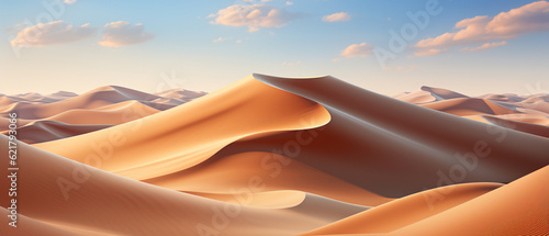 Sahara-Dünen: Eine majestätische Landschaft erstreckt sich bis zum Horizont