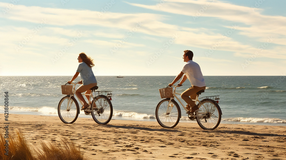 Fototapeta premium Couple on the beach