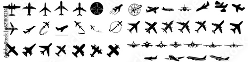 Fotografia Aircraft icon vector set