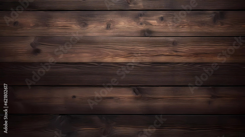 Dark wooden background. Generative ai design.
