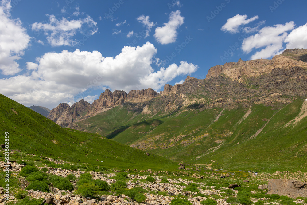 cilo mountains, hakkari, high mountains and clouds, valley of heaven and hell