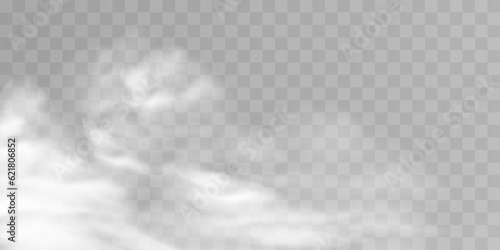 Texture of steam, smoke, fog, clouds. Vector isolated smoke. Aerosol effect	
