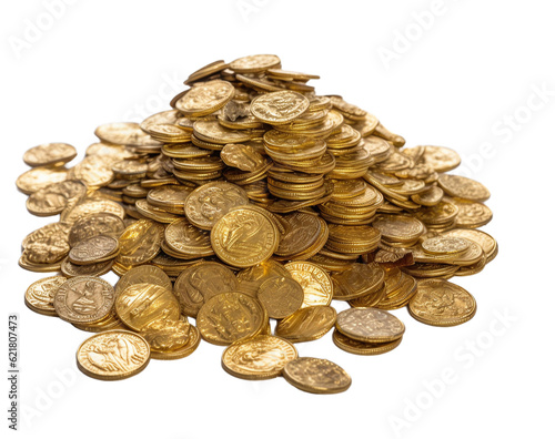 pile of gold coins