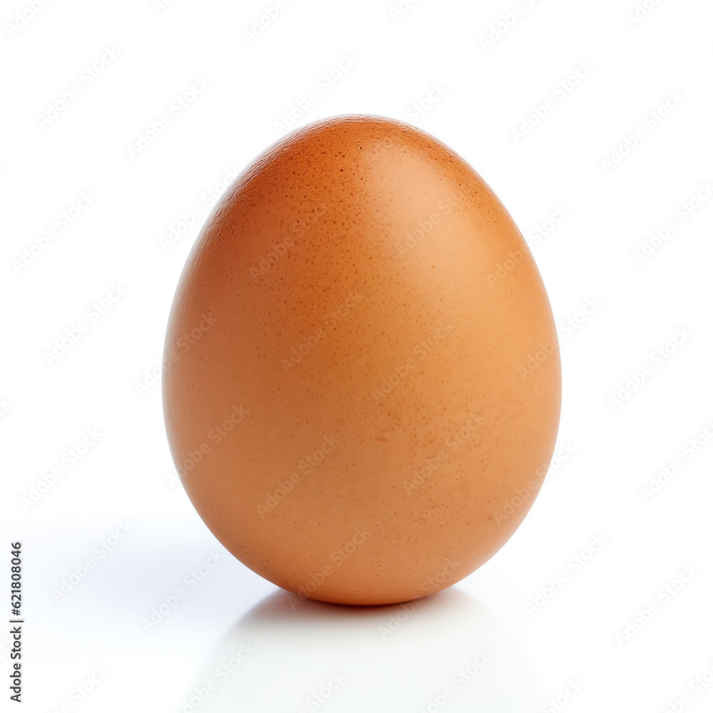 Generative AI : Minimalist Eggs: Fresh and Simple on White Generative AI : Minimalist Eggs: Fresh and Simple on White