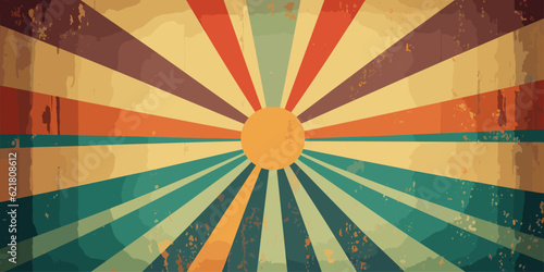 Set of vintage retro comics cartoon book cover sunburst boom explosion boom. Can be used for graphic design or illustration. Graphics style. Vector