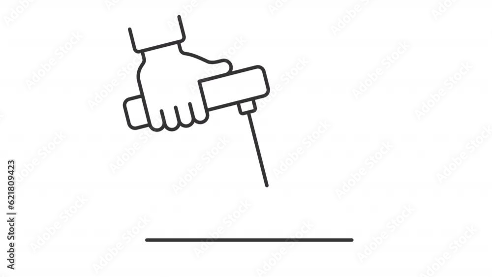 Black icon animation of hand welding in sea, HD video with transparent background, seamless loop 4K video, marine industry. Black icon animation of hand welding in sea, HD video with transparent background, seamless loop 4K video, marine industry.