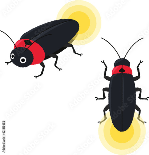 ホタルのイラスト