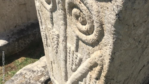 Stecak, monumental medieval tombstones. Stolac, Bosnia and Herzegovina. Necropolis Radimlja, near Stolac