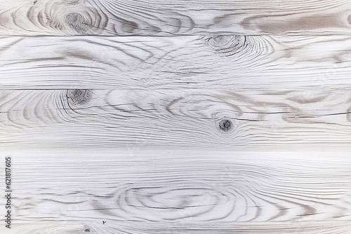 White wood decorative seamless texture. Generated AI