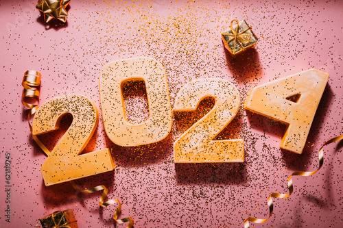 Canvas Print Happy New Year 2024