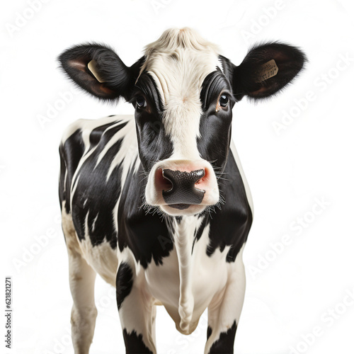 Fotografia cow on transparent background isolated png.Generated with AI