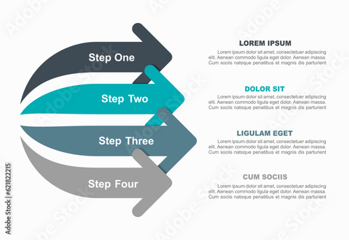 Infographic design template with place for your data. Vector illustration.