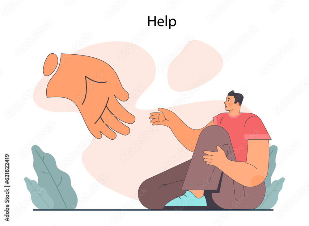 Good action or deed. Concept of support and kindness sharing Good action or deed. Concept of support and kindness sharing