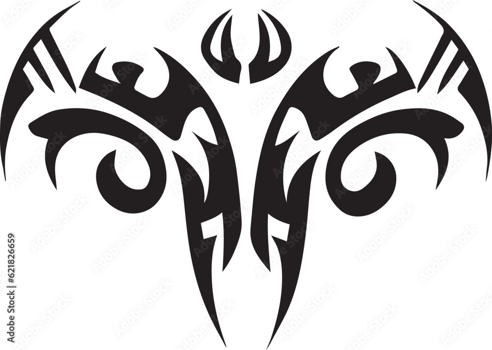 Tribal Tattoo Design Illustration vector Tribal Tattoo Design Illustration vector