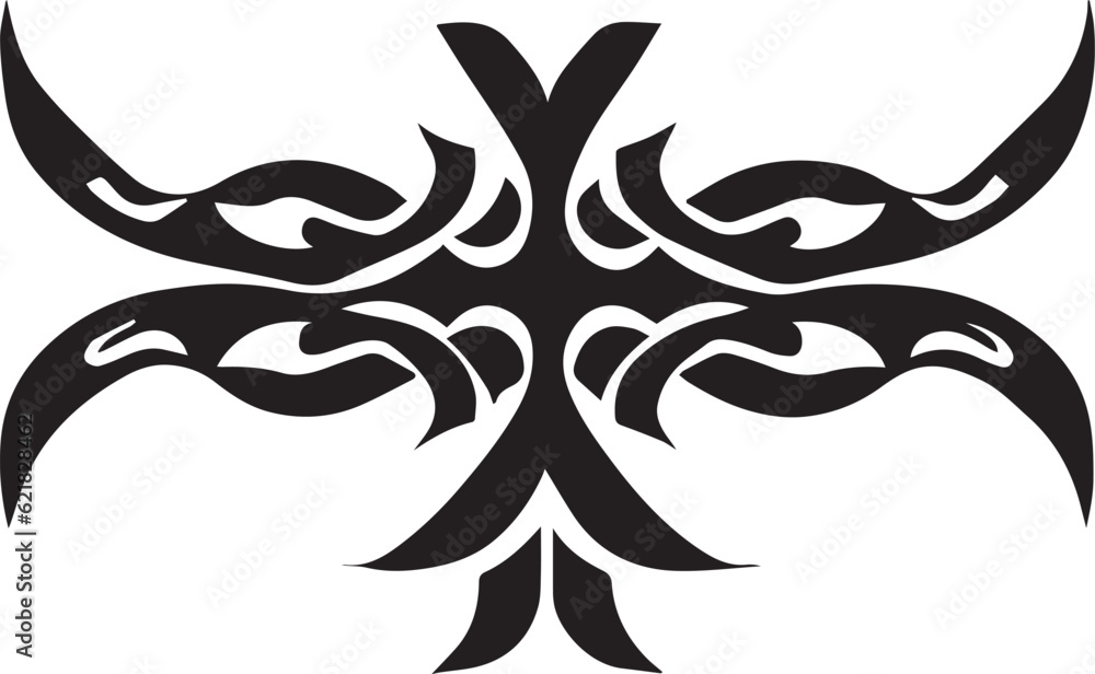 Tribal tattoo design illustration Tribal tattoo design illustration