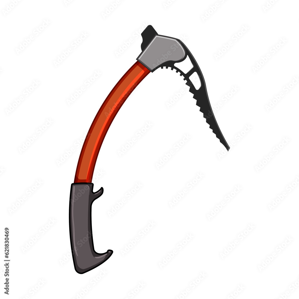 climbing piolet ice tool cartoon. high sport, ax active, danger dangerous climbing piolet ice tool sign. isolated symbol vector illustration climbing piolet ice tool cartoon. high sport, ax active, danger dangerous climbing piolet ice tool sign. isolated symbol vector illustration