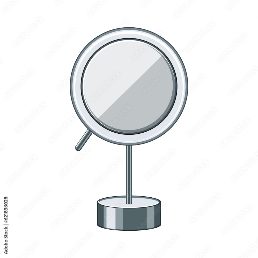 makeup table mirror cartoon. decor luxury, dressing home, room frame makeup table mirror sign. isolated symbol vector illustration makeup table mirror cartoon. decor luxury, dressing home, room frame makeup table mirror sign. isolated symbol vector illustration