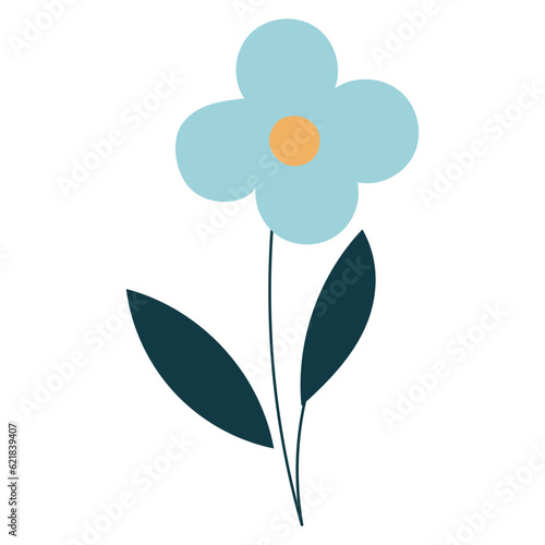 flower elements vector graphics simple flowers