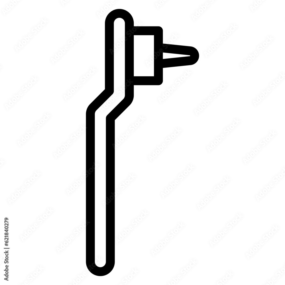 Fototapeta premium dentist tool line 