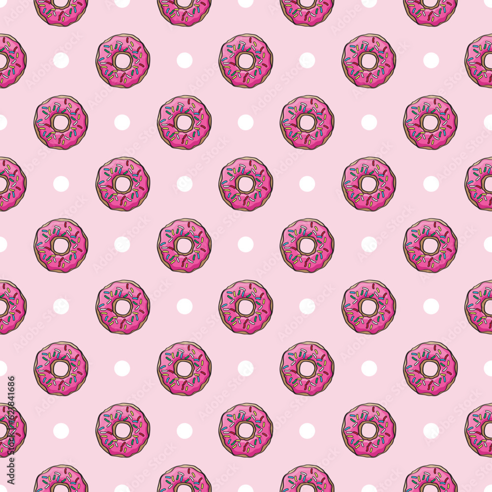 donut pattern fabric with circle donut pattern fabric with circle