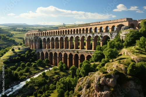 Tracing the Footsteps of Roman Mastery: Unraveling the Enigma of Aqueducts and the Expansive Roman Road Network Generative AI
