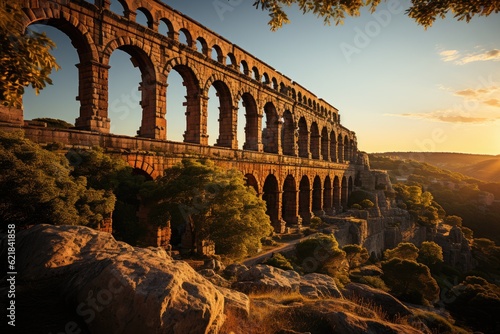 Architectural Wonders of Rome: Delving into the Remarkable Aqueducts and the Ingenious Roman Road System Generative AI