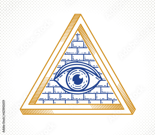 All seeing eye of god in sa...