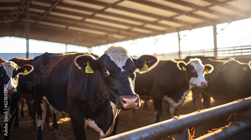 Prime Beef Cattle Farm. Producing Premium Beef and Cattle. Generative Ai