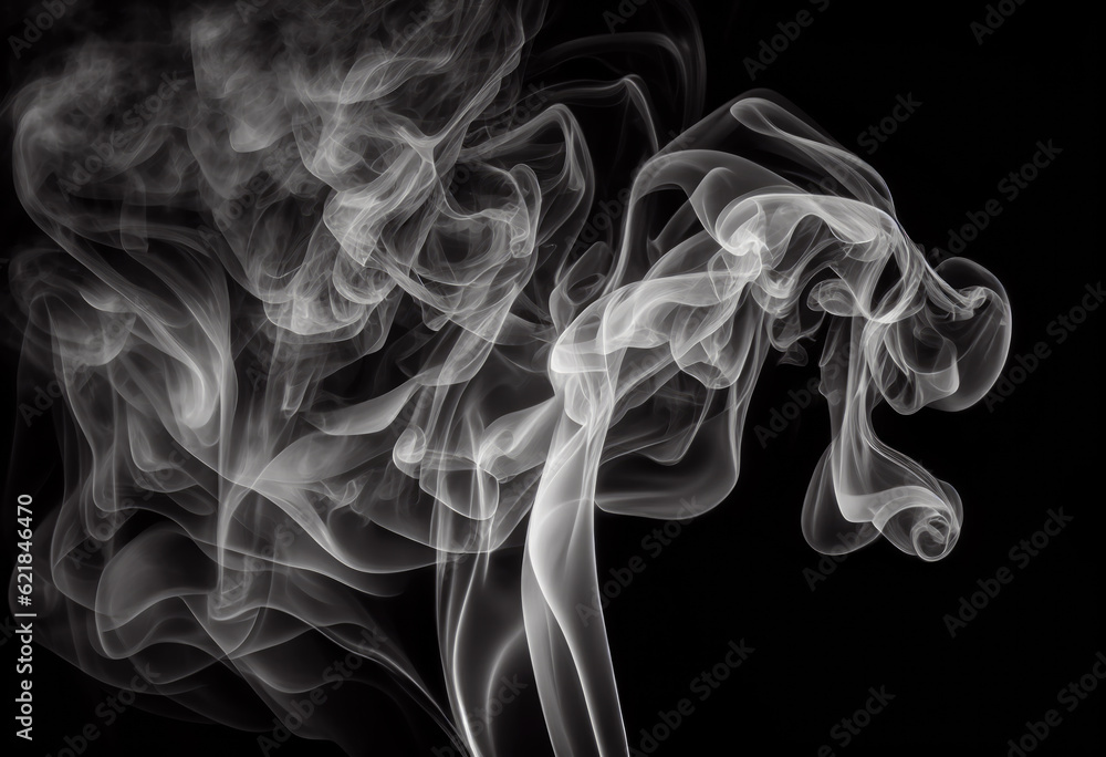 Movement of smoke on black background, smoke background, abstract smoke on black background. High quality photo Movement of smoke on black background, smoke background, abstract smoke on black background. High quality photo