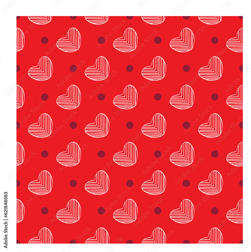 heart and circle fabric pattern heart and circle fabric pattern