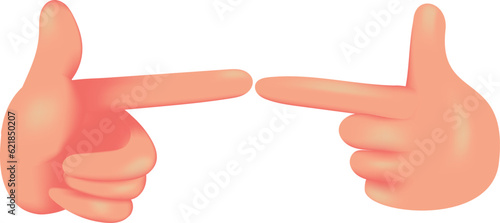 Vector Illustration of Friendship Day - Interlocking Fingers
