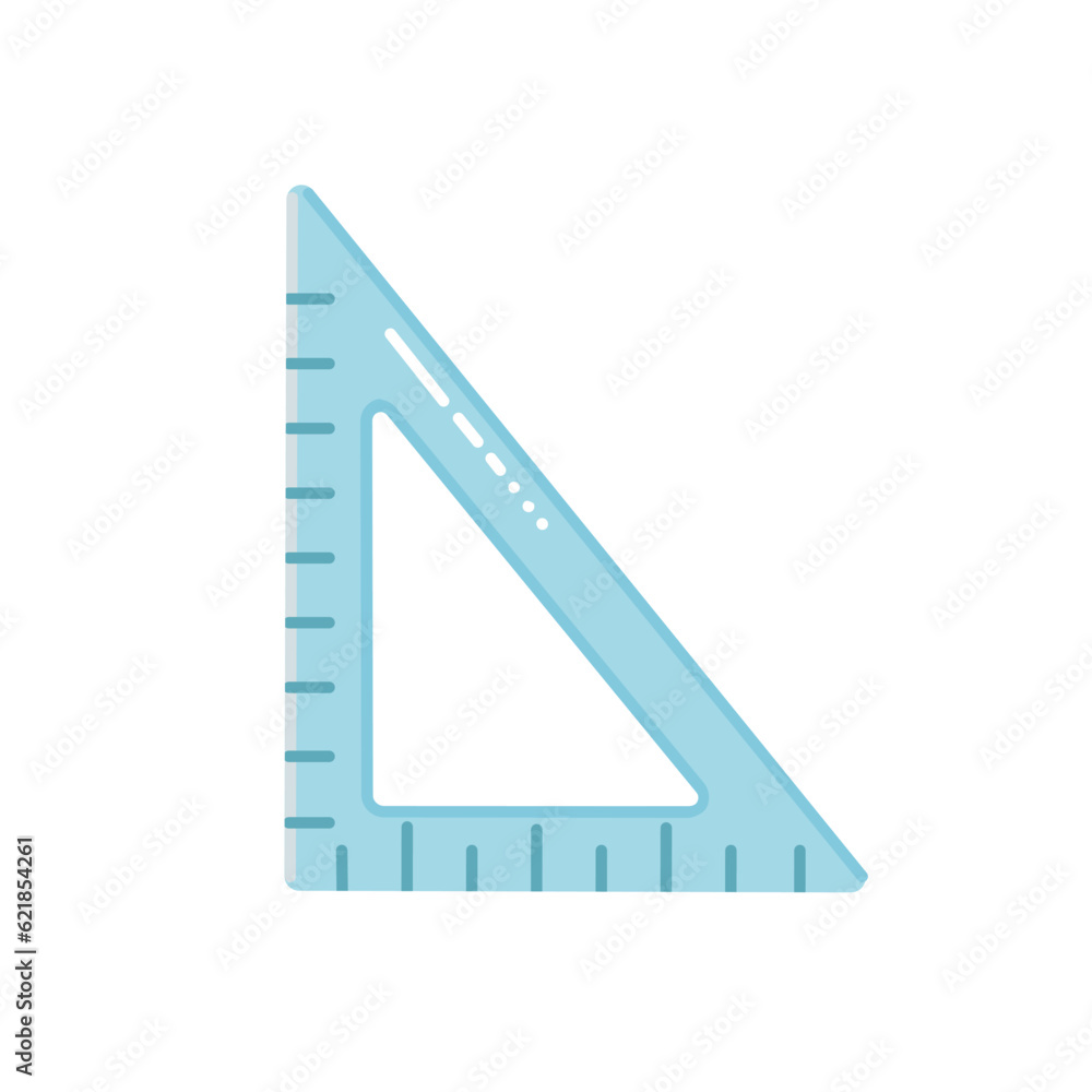 Doodle school ruler. Stationery, simple vector illustration. Doodle school ruler. Stationery, simple vector illustration.