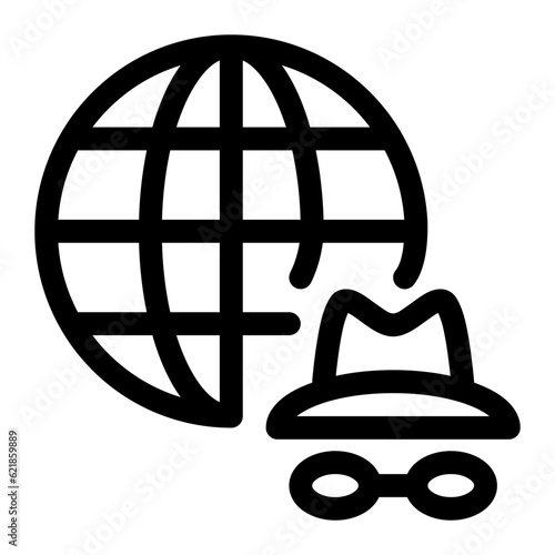 cybercrime line icon