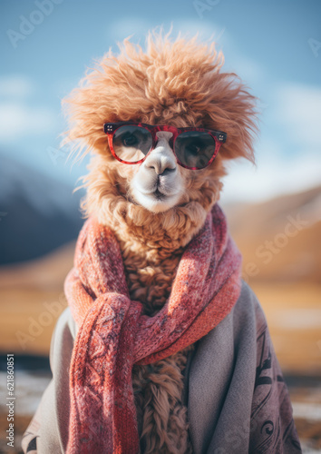 A Portrait of an Alpaca-Generative AI
