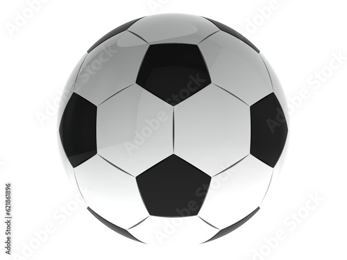 Mini Size Training Soccer Ball 6 Inches 3D Rendering