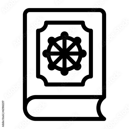 tripitaka line icon