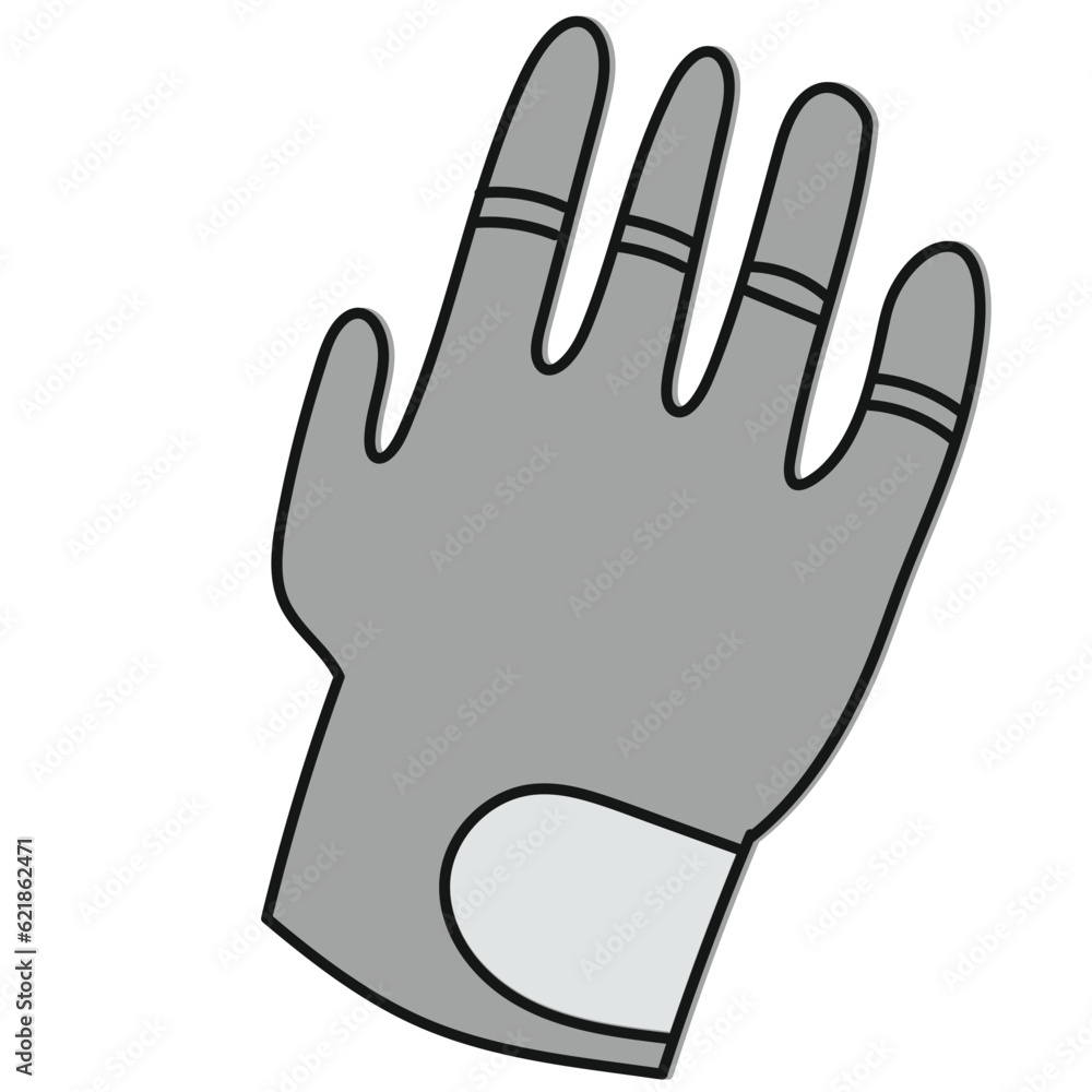 racing gloves handdrawn vector illustration racing gloves handdrawn vector illustration