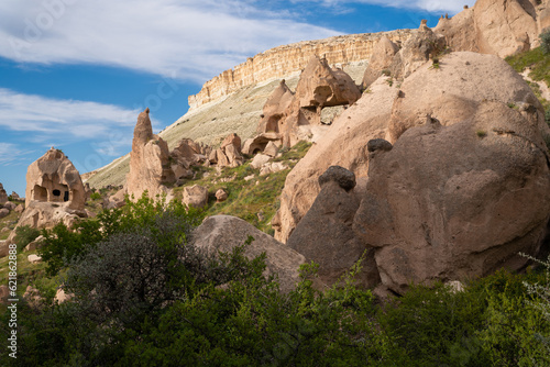 beautiful mountain scenery of Cappadocia