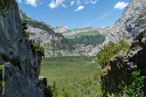 Gasterntal in a remote part of Kanton Bern in Switzerland photo