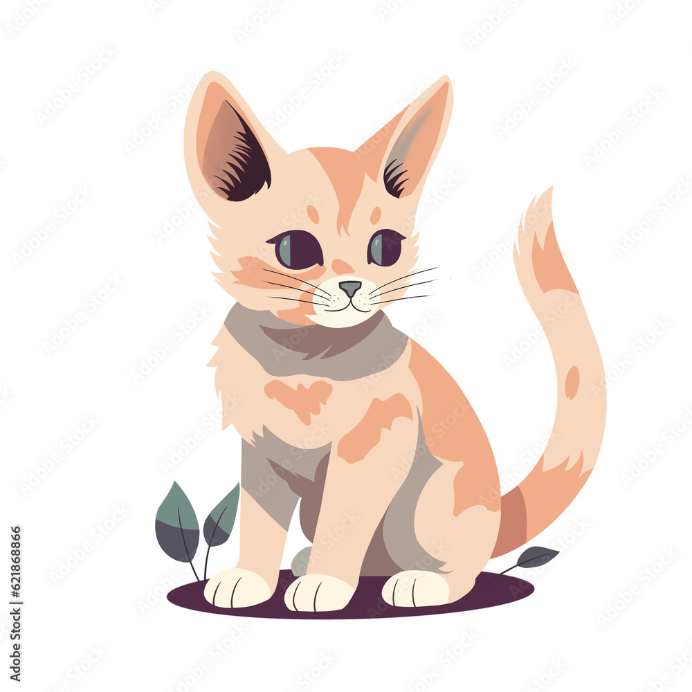 Fennec illustration on transparent background. Cute desert cartoon fox. Png element. Fennec illustration on transparent background. Cute desert cartoon fox. Png element.