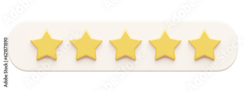 five stars 3d render customer feedback