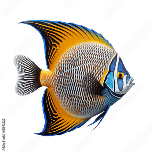 Beautiful Angelfish, no background