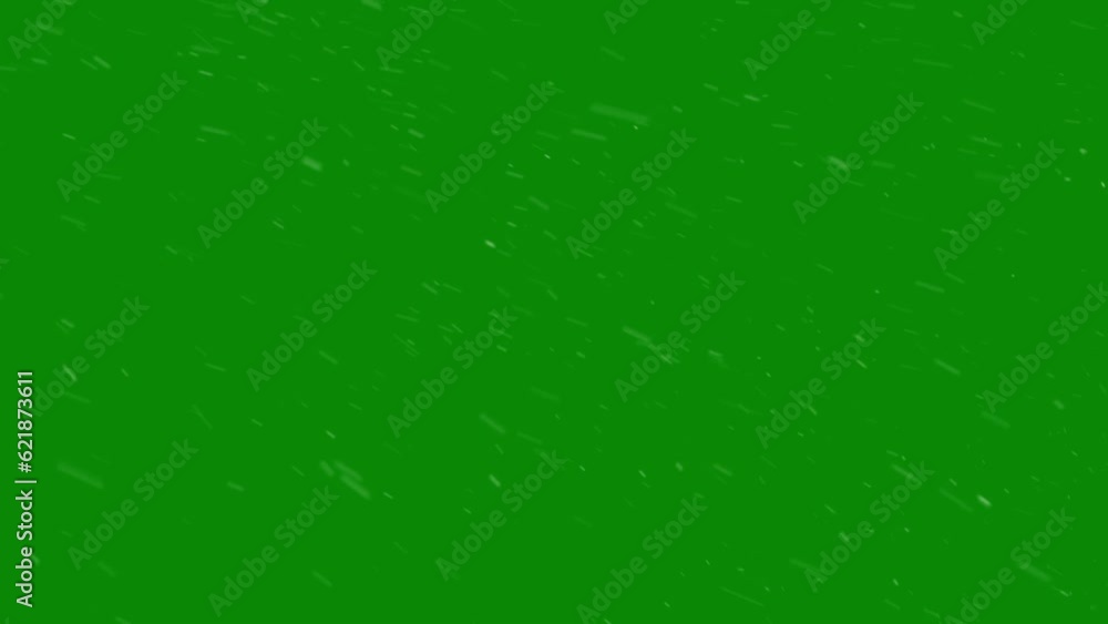 Falling Snow Overlay on Green Background. Winter Animation with Chroma Key. 4K Resolution. Falling Snow Overlay on Green Background. Winter Animation with Chroma Key. 4K Resolution.