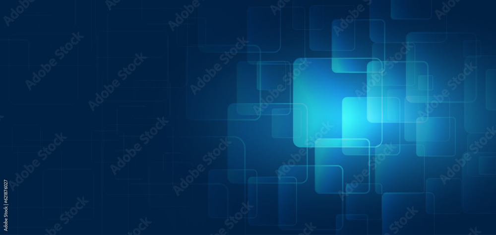 Geometric background with square and high-tech light elements for presentation or banner. Medical, technology, or science design. Square structure abstract background. Modern technical background. Geometric background with square and high-tech light elements for presentation or banner. Medical, technology, or science design. Square structure abstract background. Modern technical background.