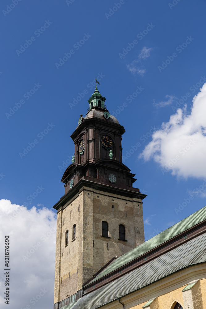 The clocktower of Gothenburg city hall.