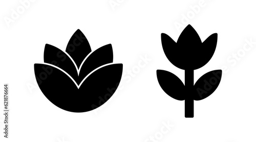 Flower icon vector. floral icon. flower logo