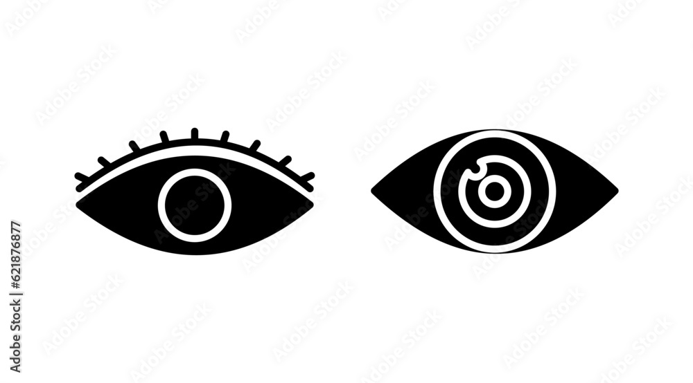 Eye icon. Look and Vision icon. Eye vector icon Eye icon. Look and Vision icon. Eye vector icon