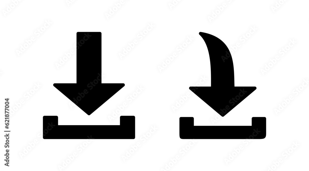 Download icon vector. Downloading vector icon Download icon vector. Downloading vector icon