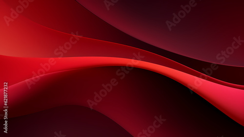 Abstract Dark Red curve shapes background. luxury wave. Smooth and clean subtle texture creative design. Suit for poster, brochure, presentation, website, flyer. vector abstract design element